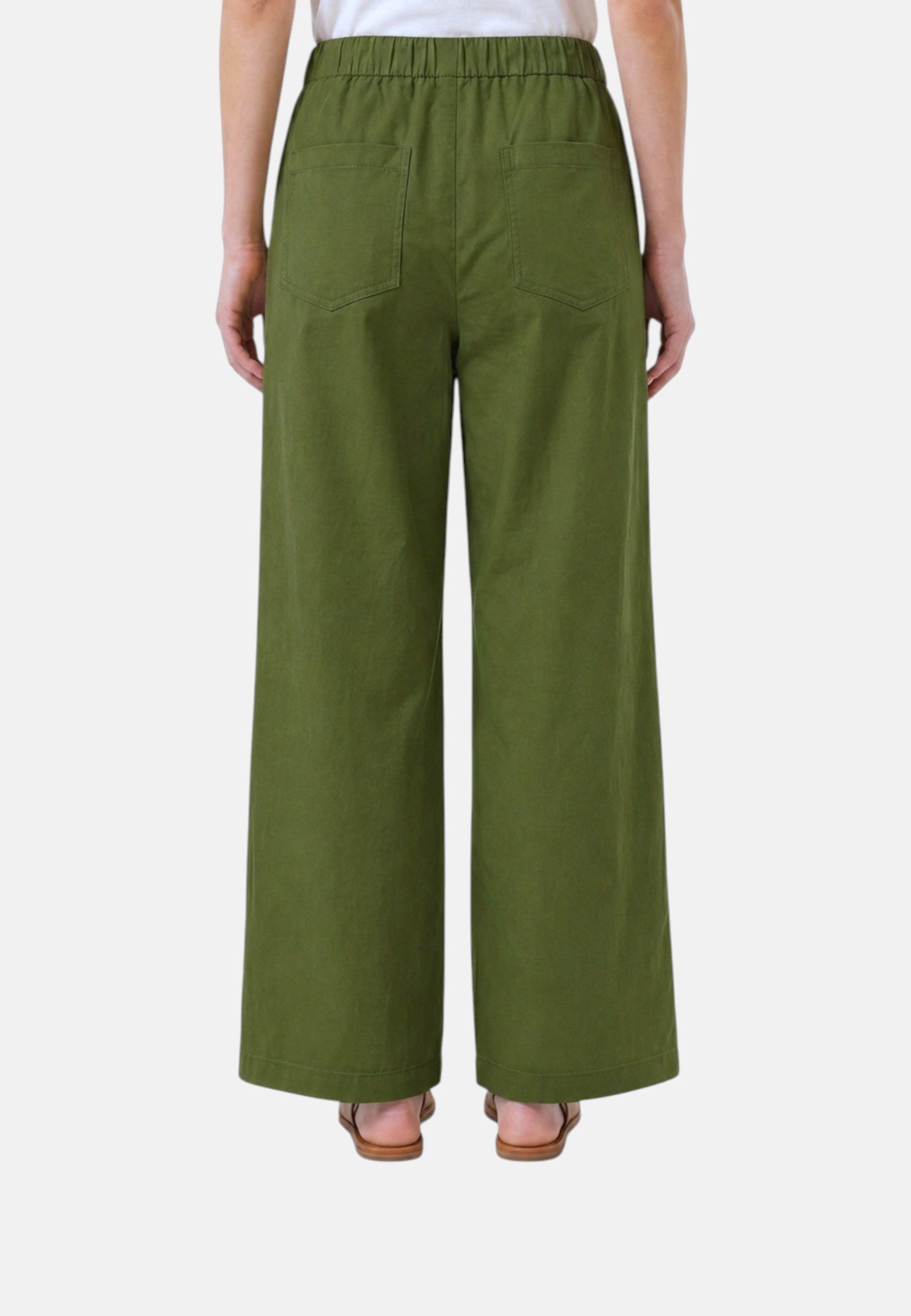 Pantalone Donna Sun68 Verde Scuro
