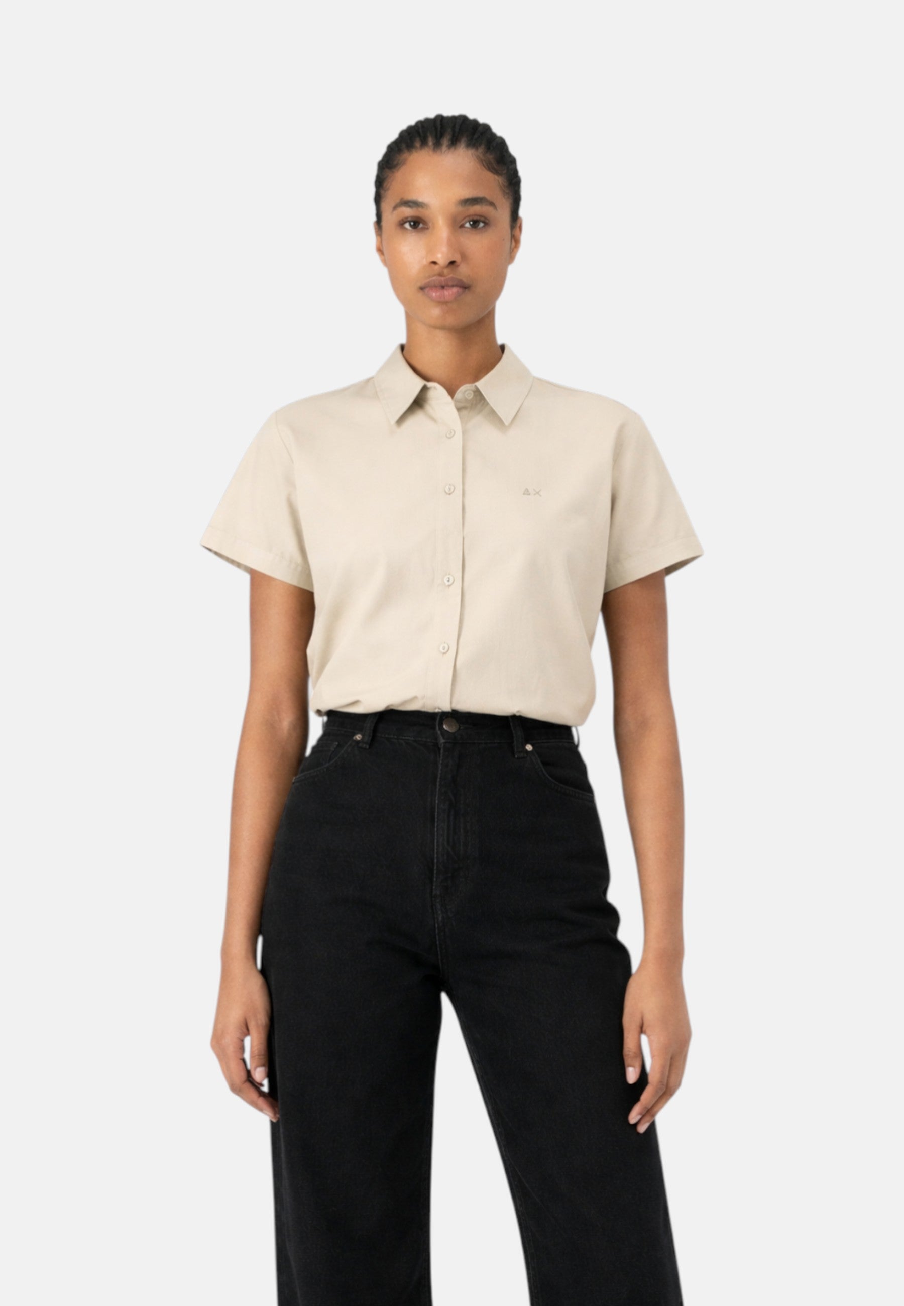 Camicia Donna Sun68 Beige
