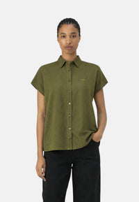 Camicia Donna Sun68 Verde Scuro