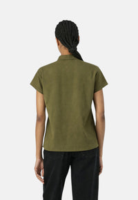 Camicia Donna Sun68 Verde Scuro