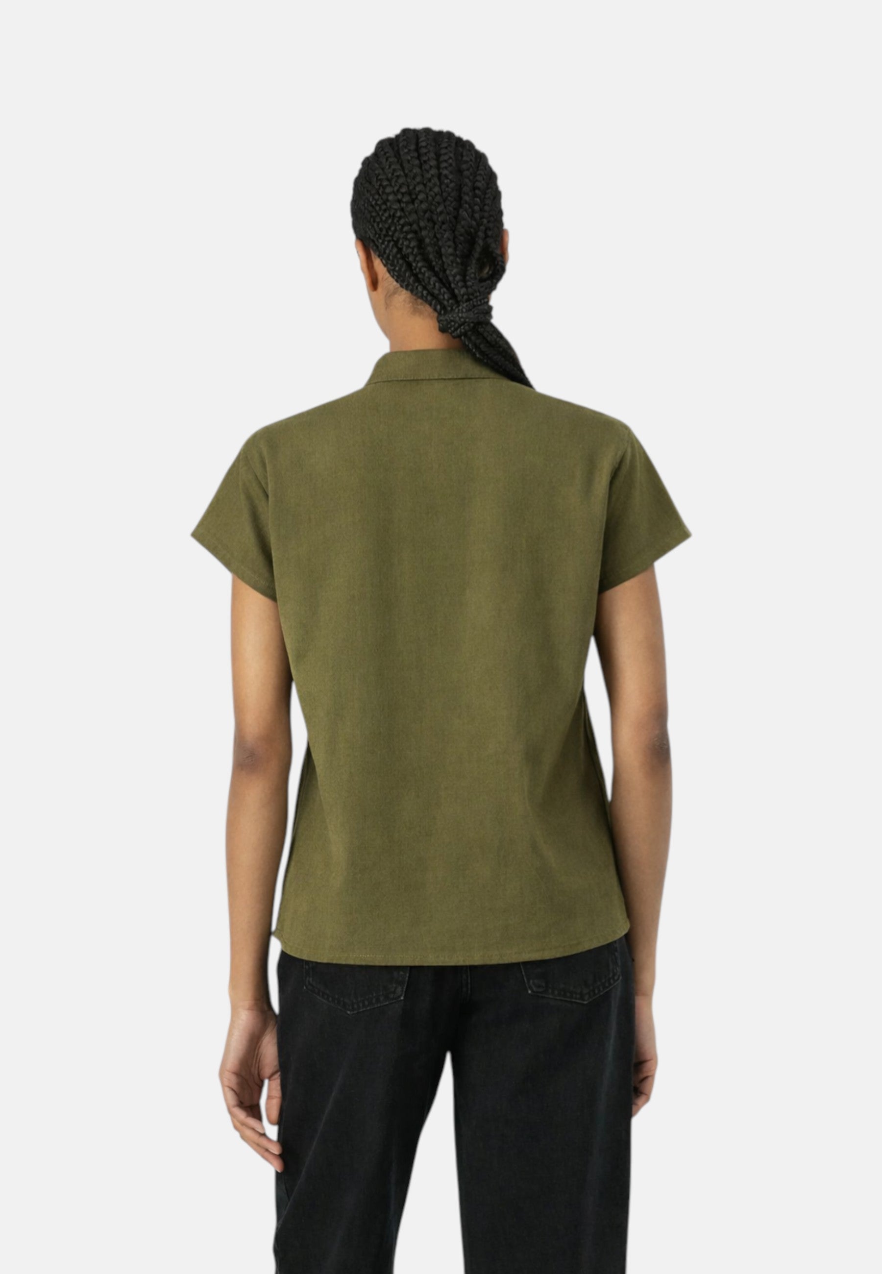 Camicia Donna Sun68 Verde Scuro