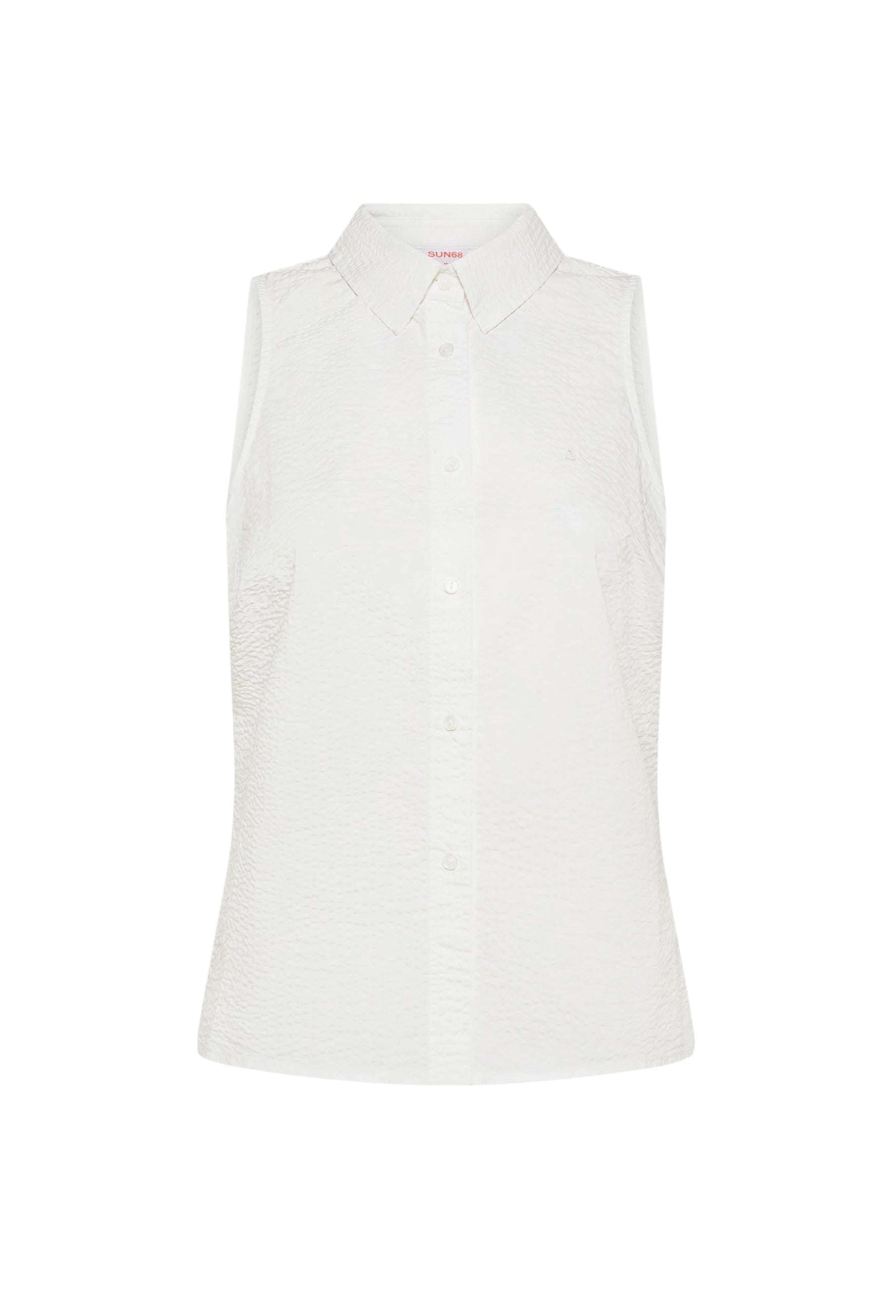 Top/Camicia Donna Sun68 Bianco