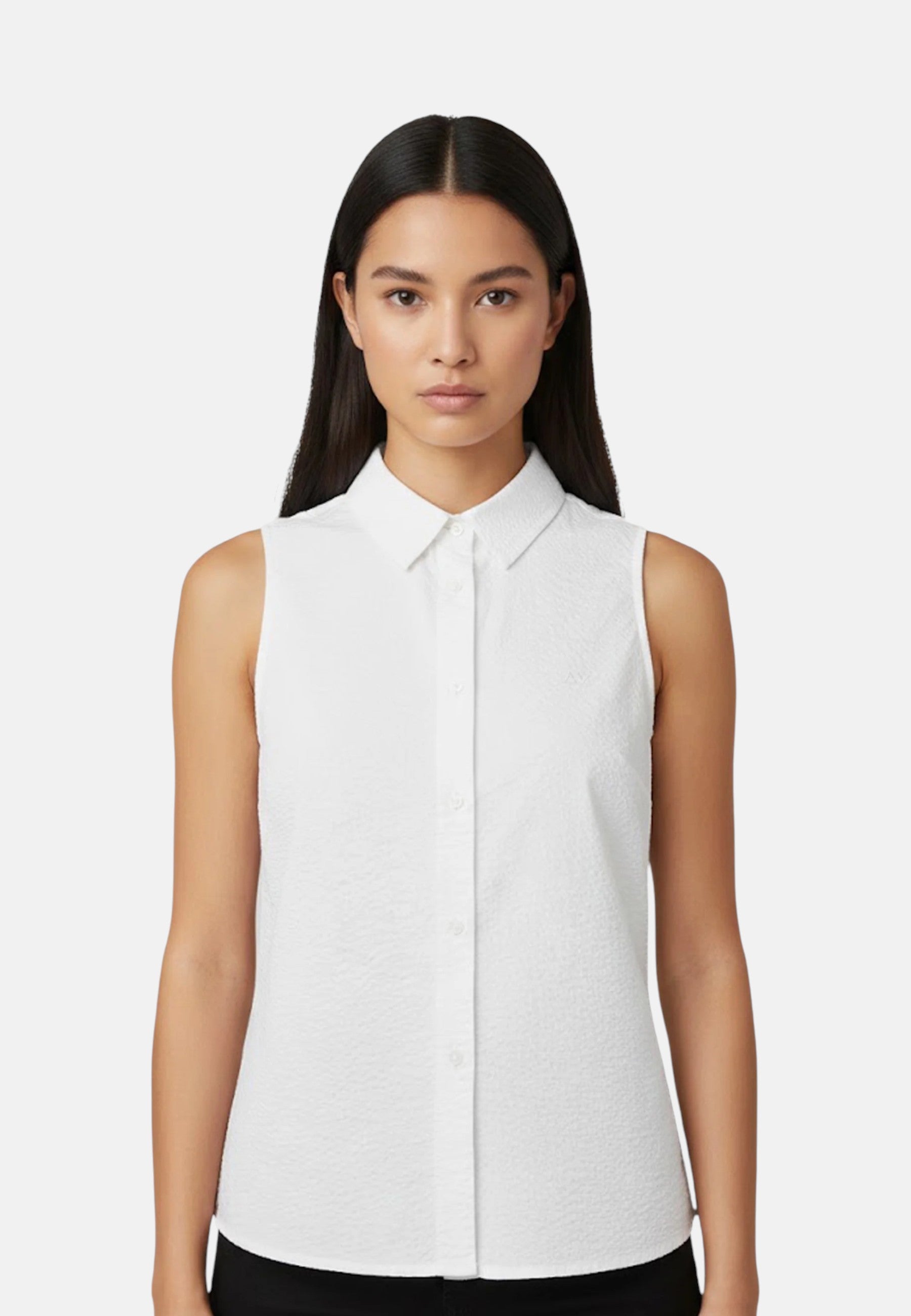 Top/Camicia Donna Sun68 Bianco