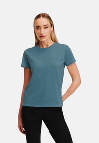T-Shirt Donna Sun68 Blu Avio Scuro