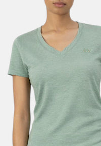 T-Shirt Donna Sun68 Verde Salvia