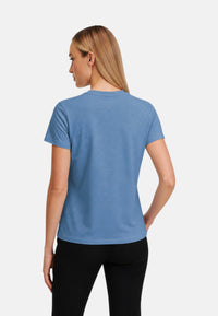T-Shirt Donna Sun68 Blu Avio