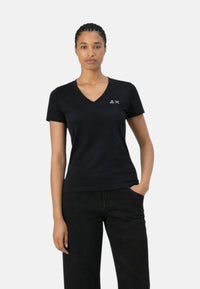 T-Shirt Donna Sun68 Blue Navy