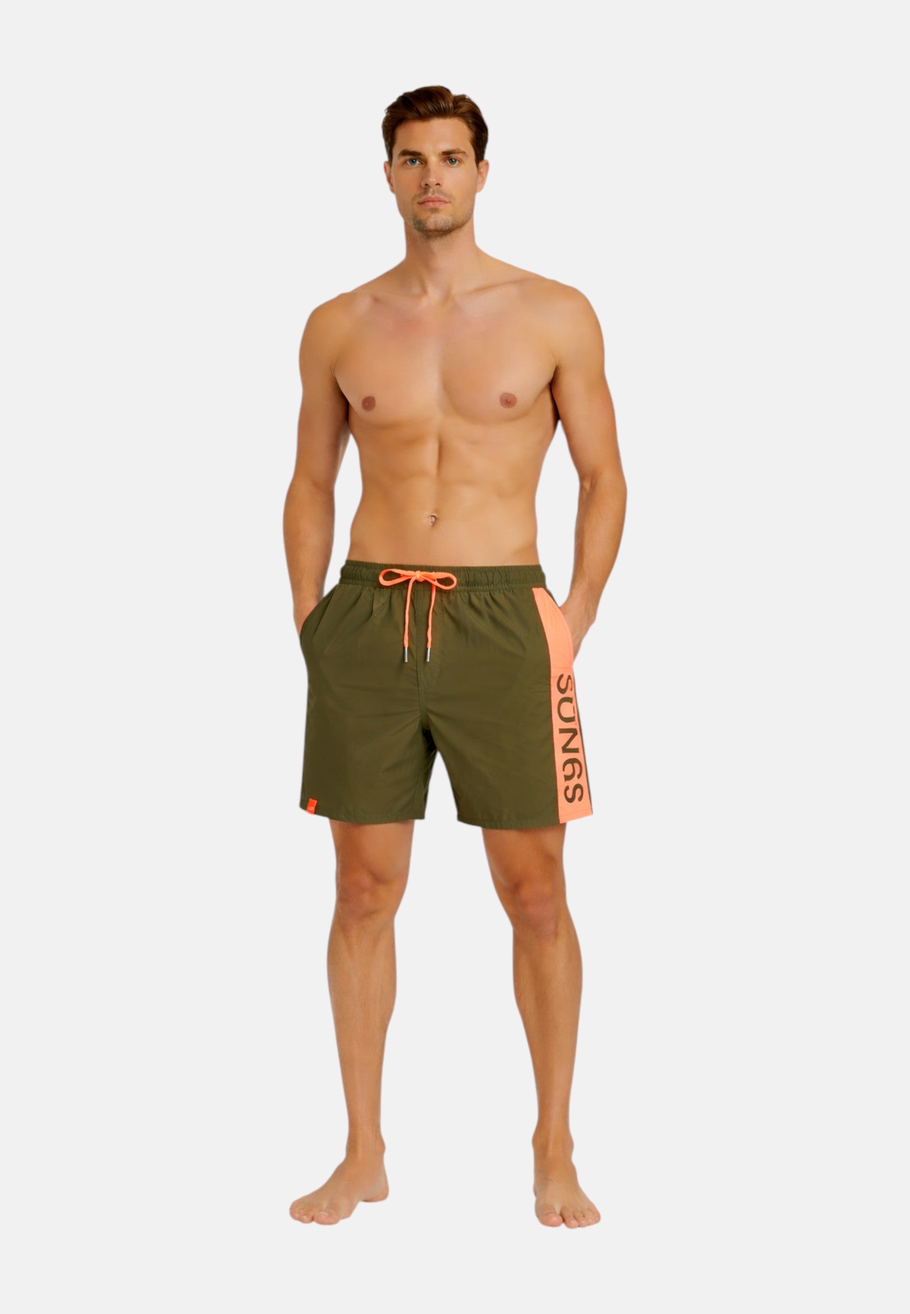 Boxer Mare Uomo Sun68 Militare