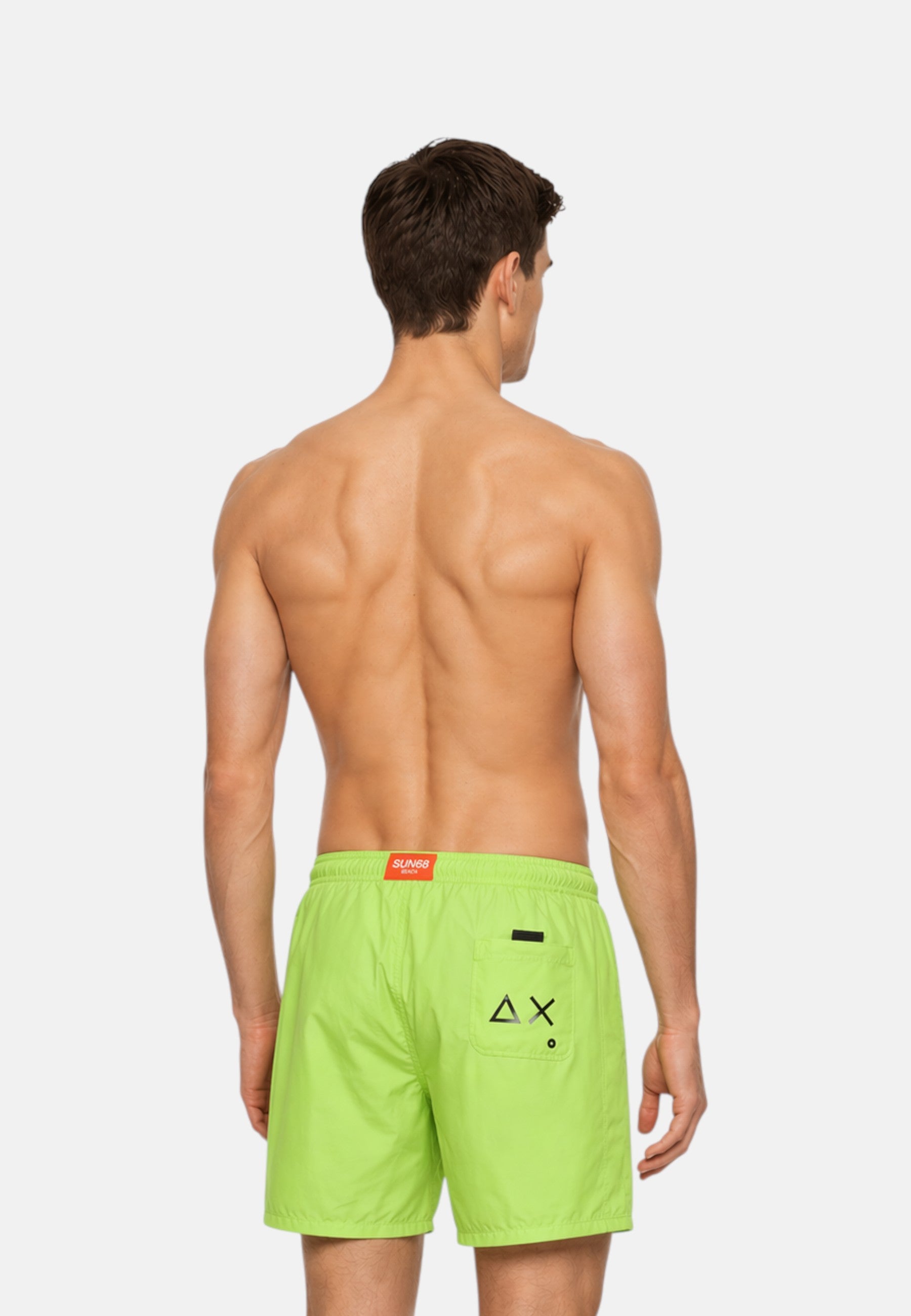 Boxer Mare Uomo Sun68 Giallo Fluo