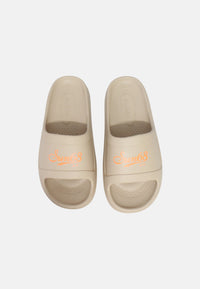 Ciabatta Uomo Sun68 Beige/arancio Fluo