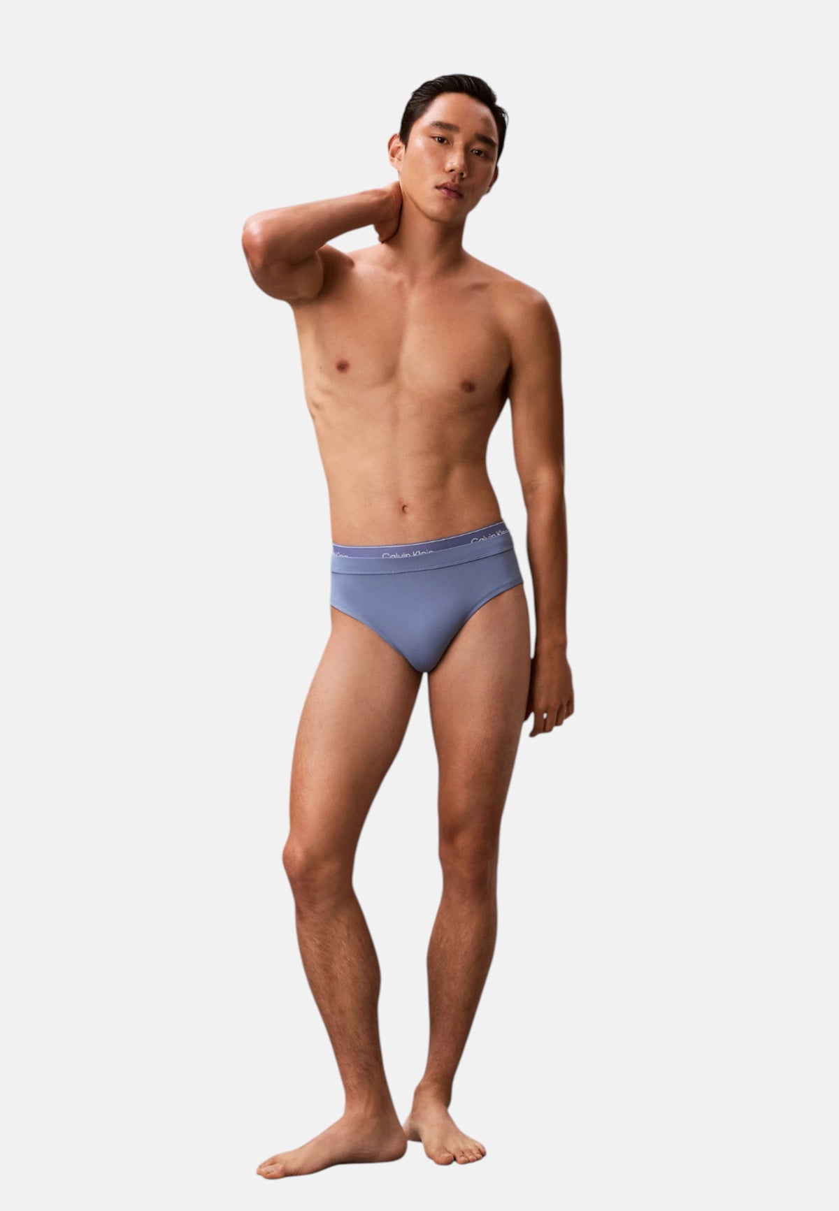 Slip Mare Calvin Klein Blu Tulipano