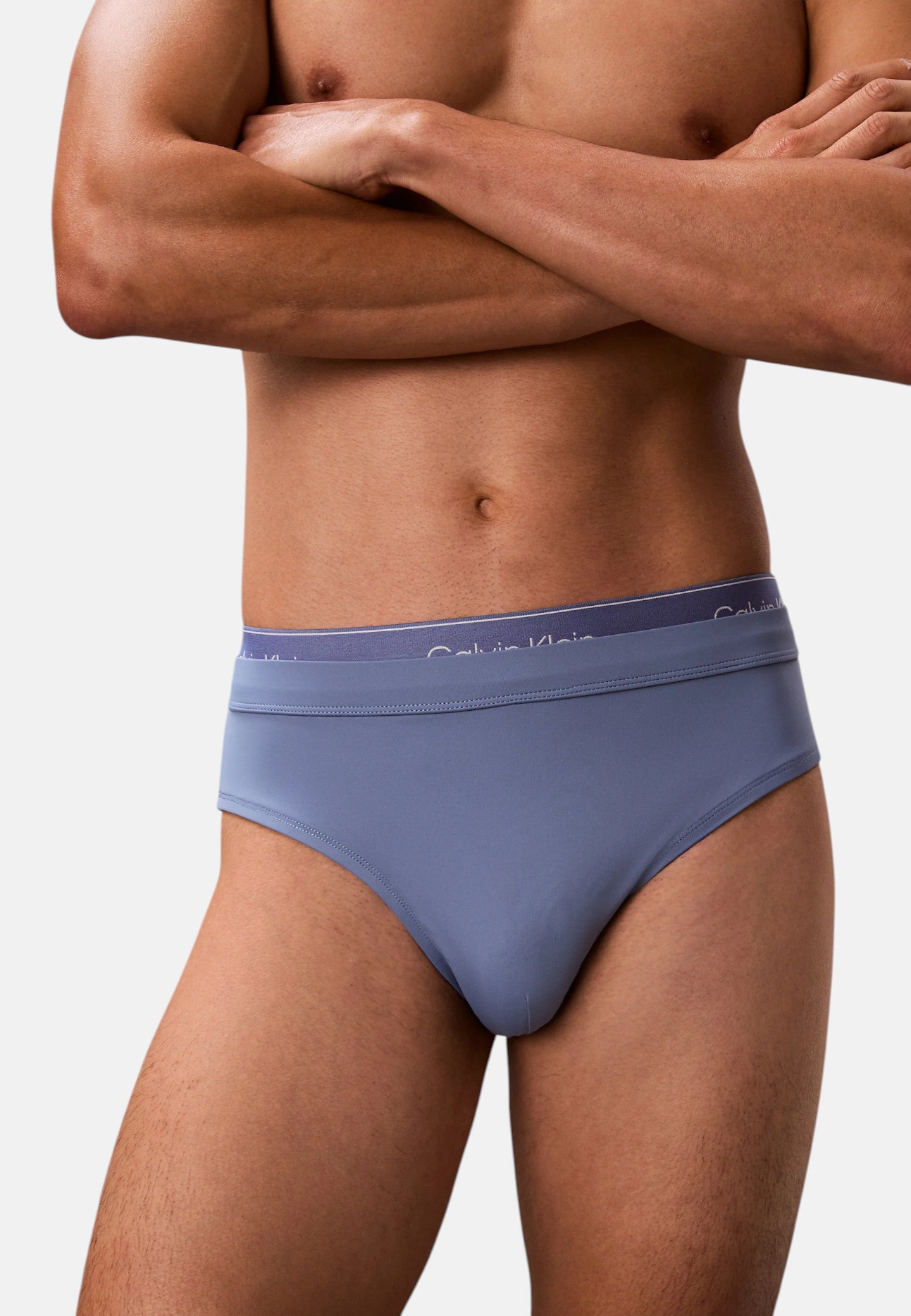 Slip Mare Calvin Klein Blu Tulipano