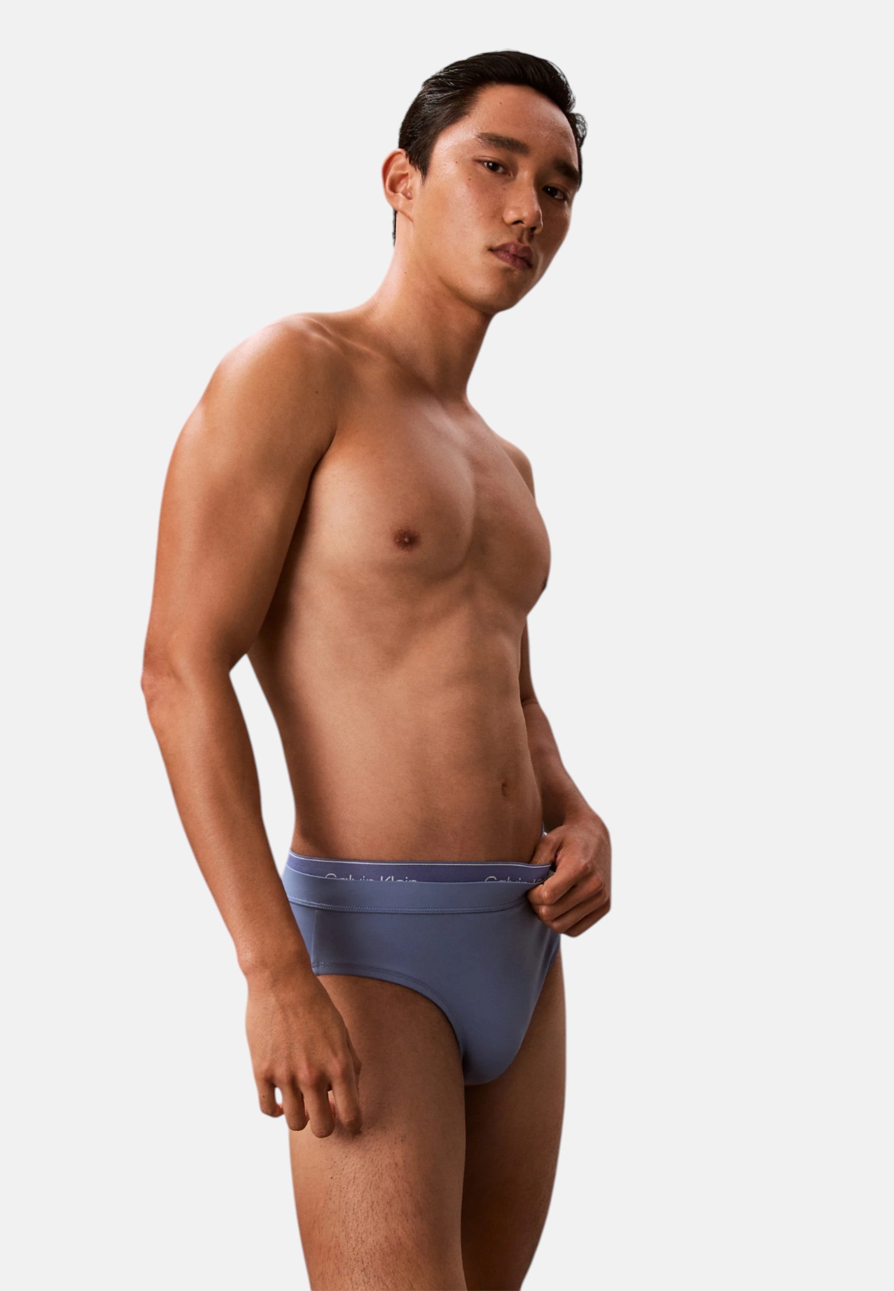 Slip Mare Calvin Klein Blu Tulipano