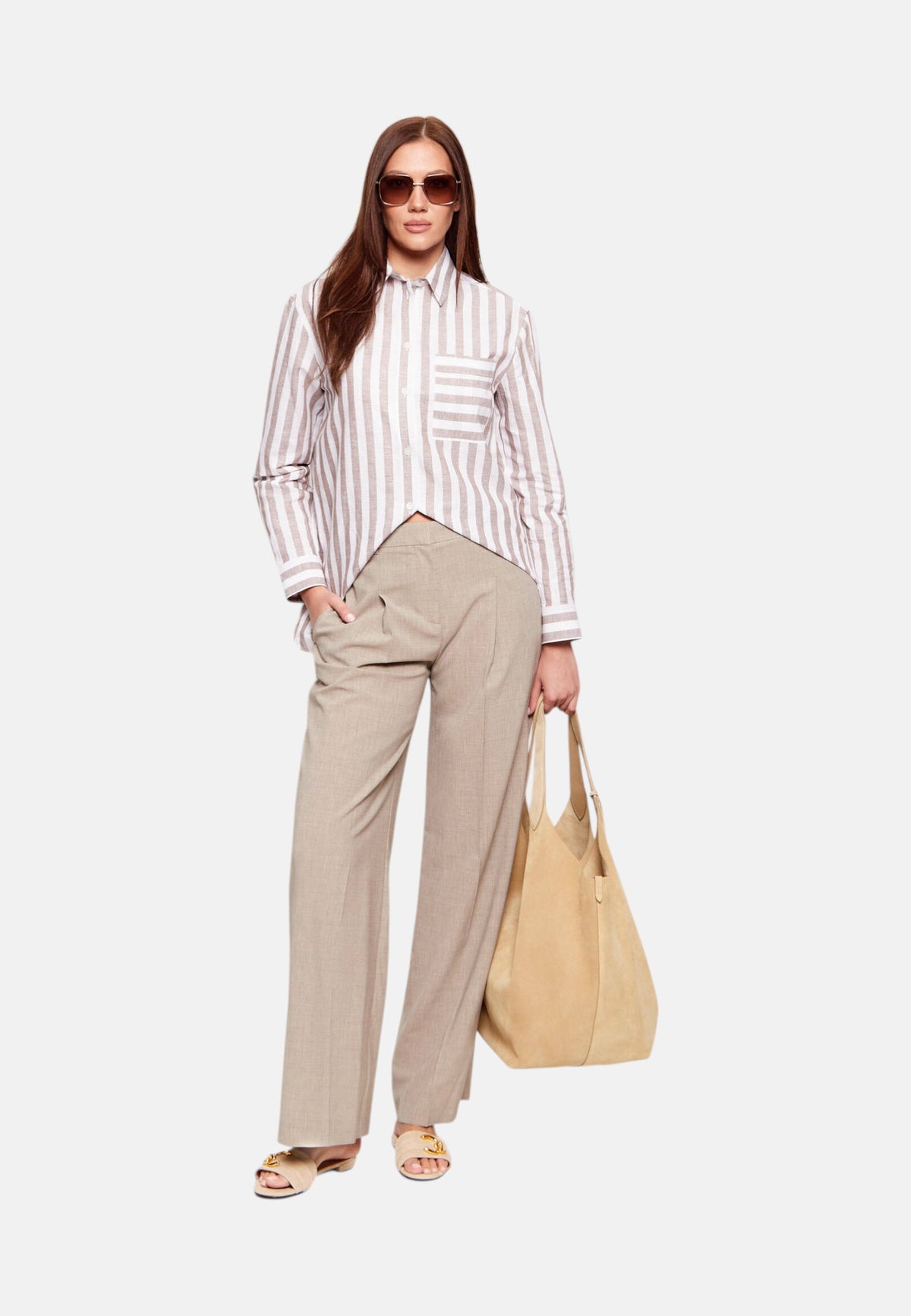 Camicia Donna Max Mara Nocciola