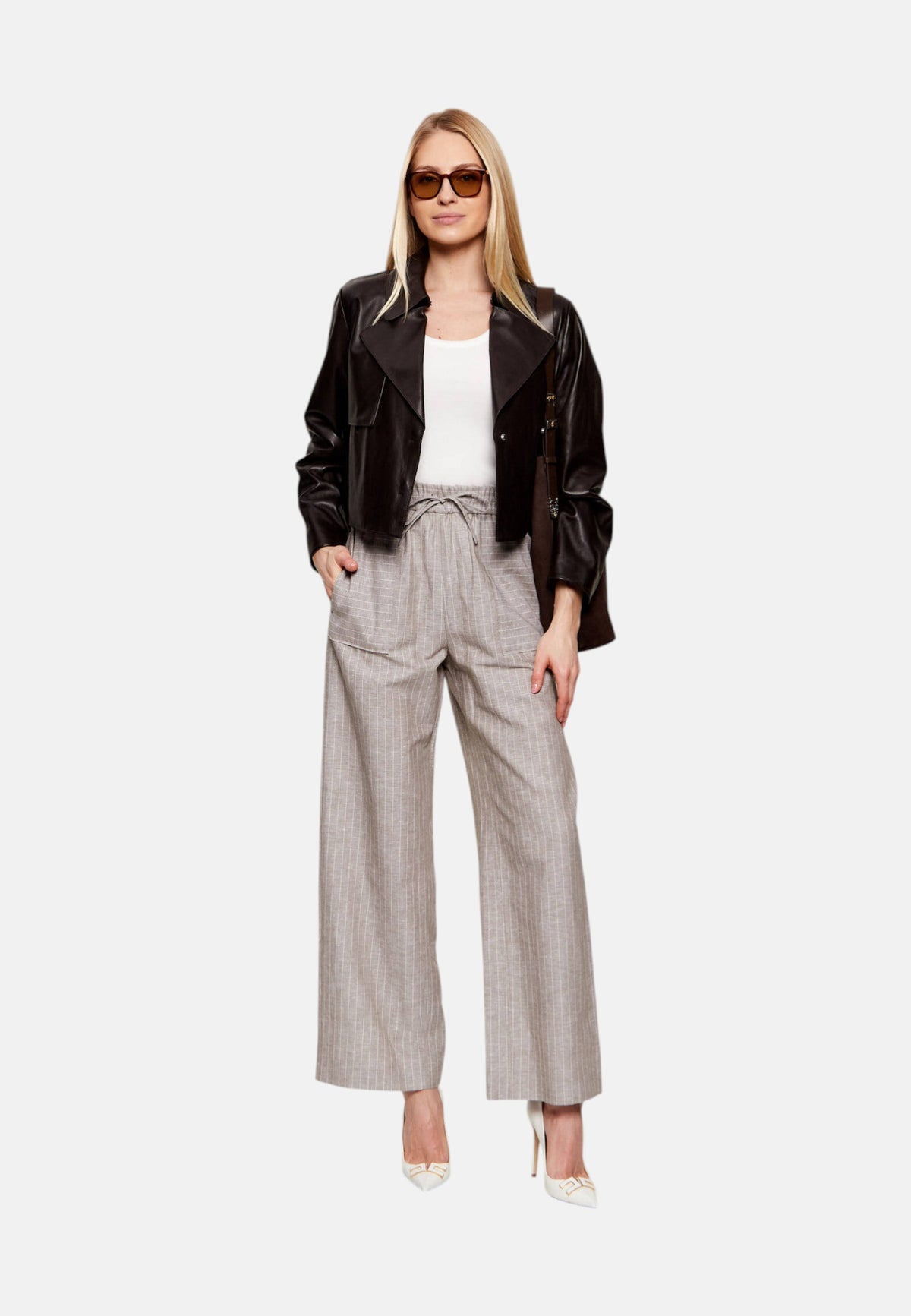 Pantaloni Donna max Mara Nocciola