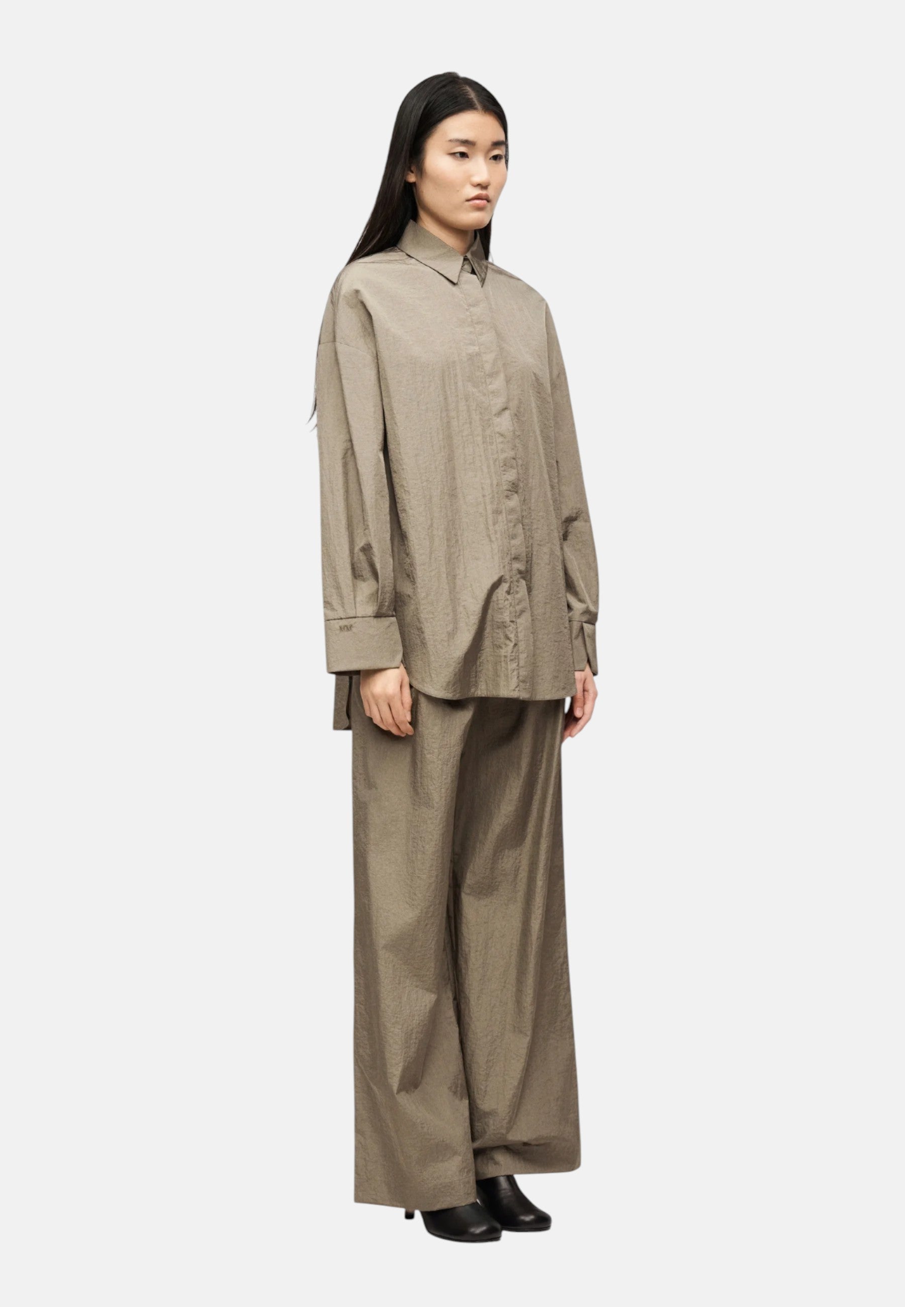 Camicia Donna Max Mara Corno Grigio Verde