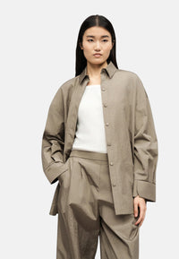 Camicia Donna Max Mara Corno Grigio Verde