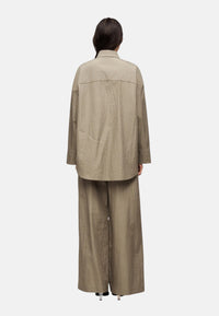 Camicia Donna Max Mara Corno Grigio Verde