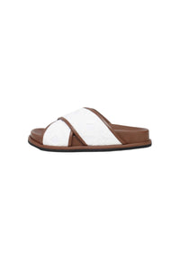 Sandalo Donna Max Mara Bianco Ottico