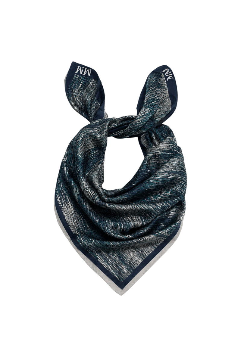Foulard Donna Max Mara Blu Notte