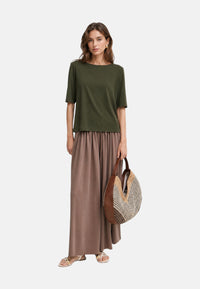 T-Shirt Donna Max Mara Verde Muschio