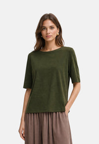 T-Shirt Donna Max Mara Verde Muschio