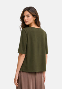 T-Shirt Donna Max Mara Verde Muschio