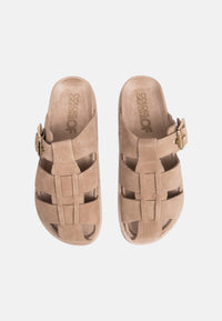 Sandalo Donna Colors Of California Fango