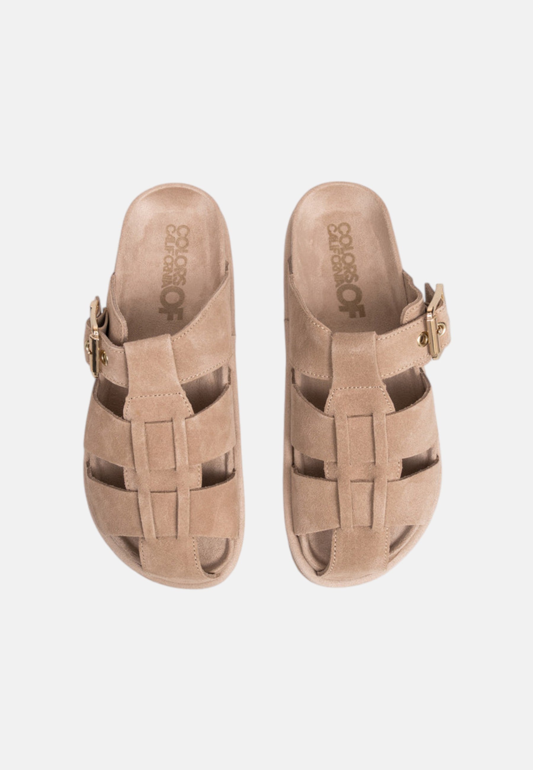 Sandalo Donna Colors Of California Fango