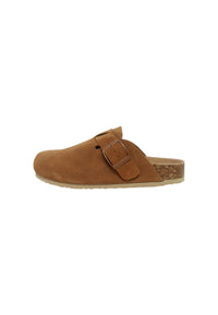 Sabot da Uomo in pelle scamosciata Tan
