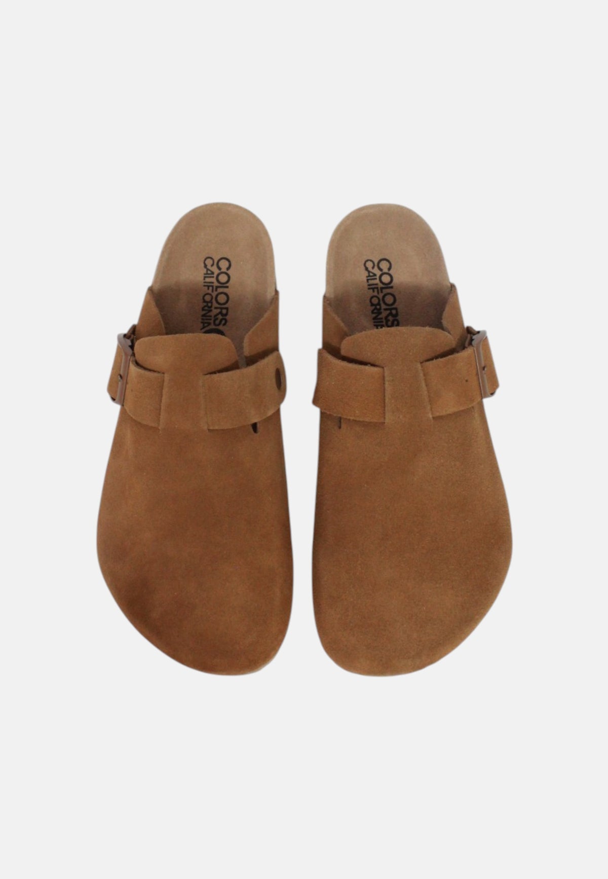 Sabot da Uomo in pelle scamosciata Tan
