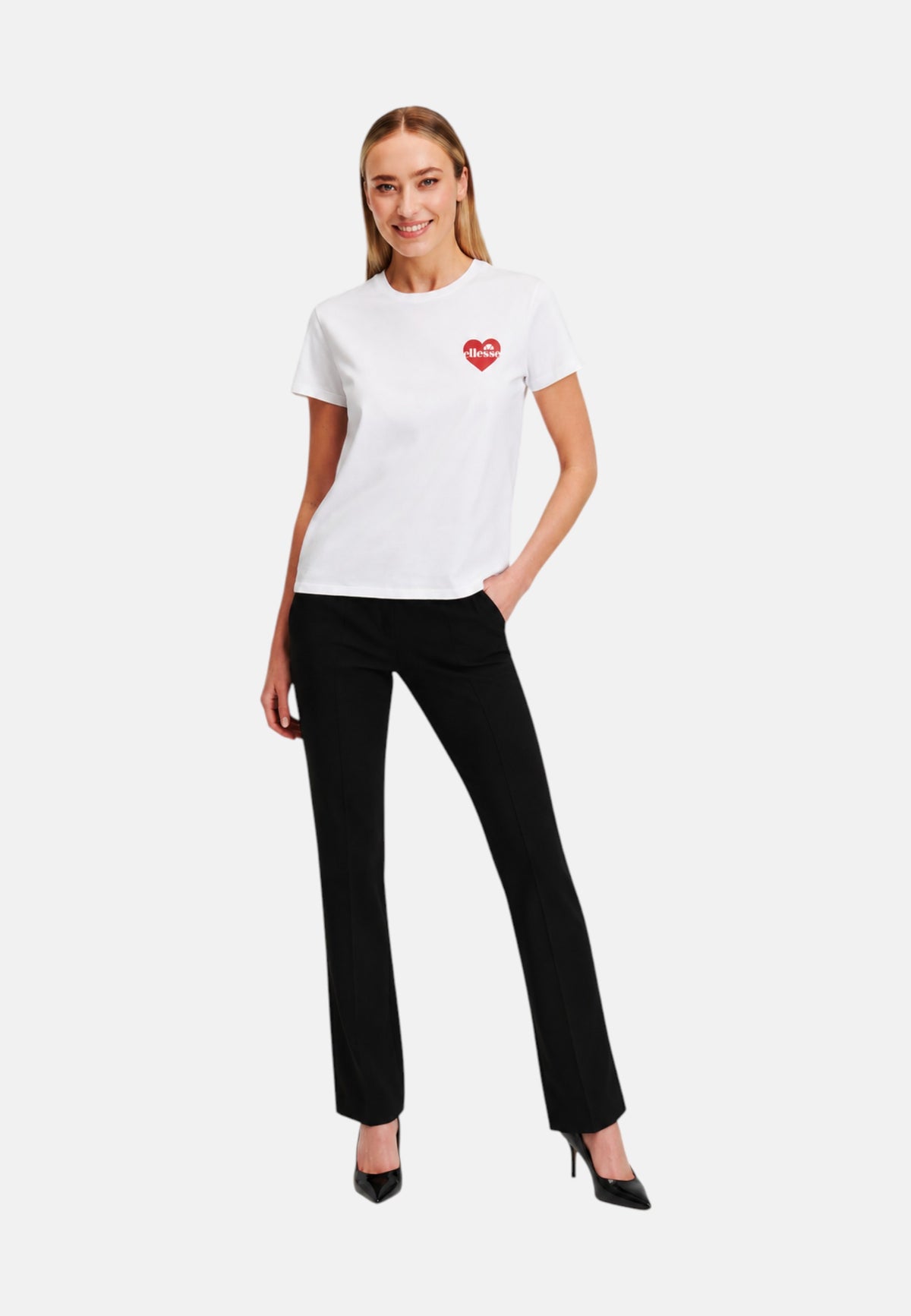 T-Shirt Donna Ellesse Bianco