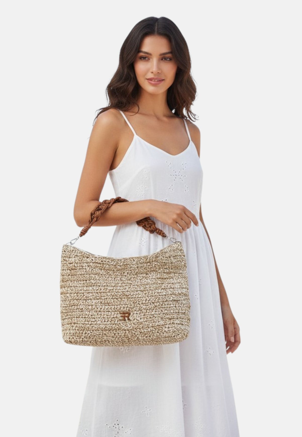 Borsa Shopper Donna Ermanno Firenze Panna