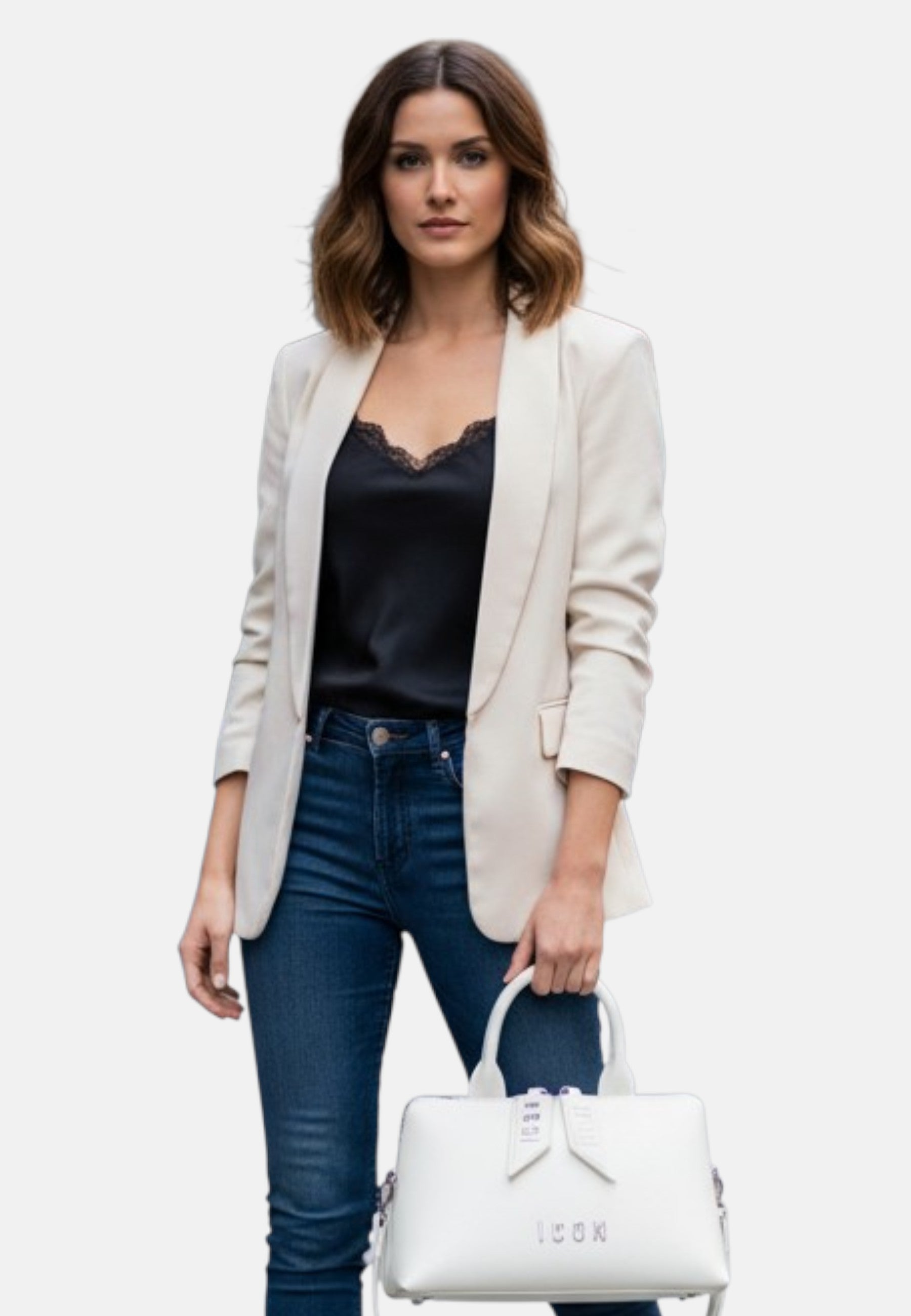 Borsa Donna ICON White