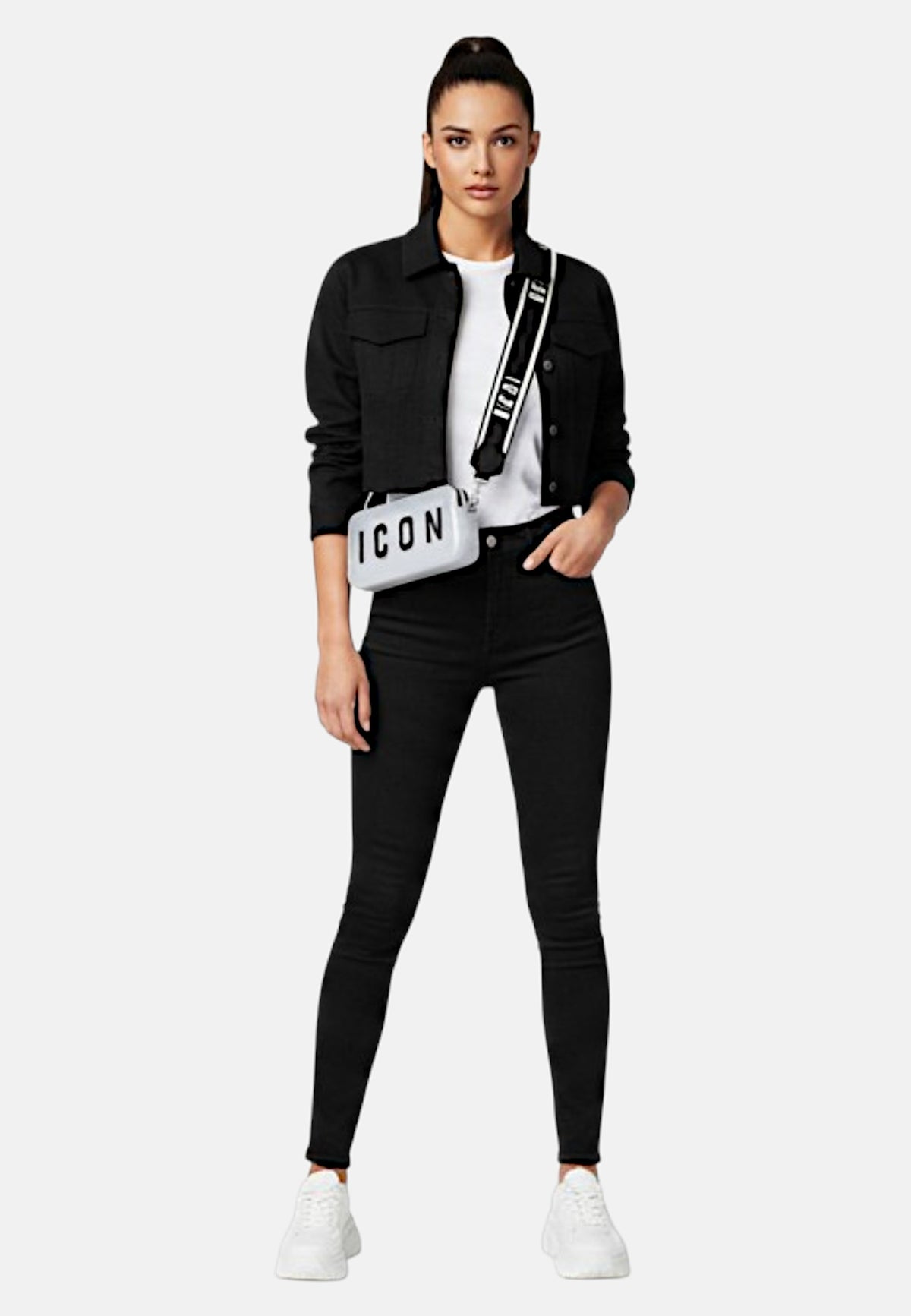 Borsa Donna ICON Black