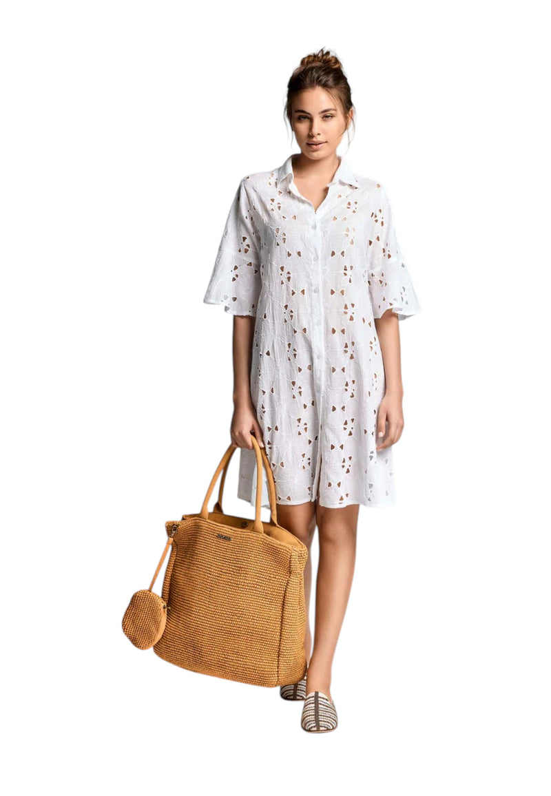 Abito Donna Vacanze Italiane Bianco