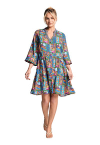 Abito Donna Vacanze Italiane Multicolor