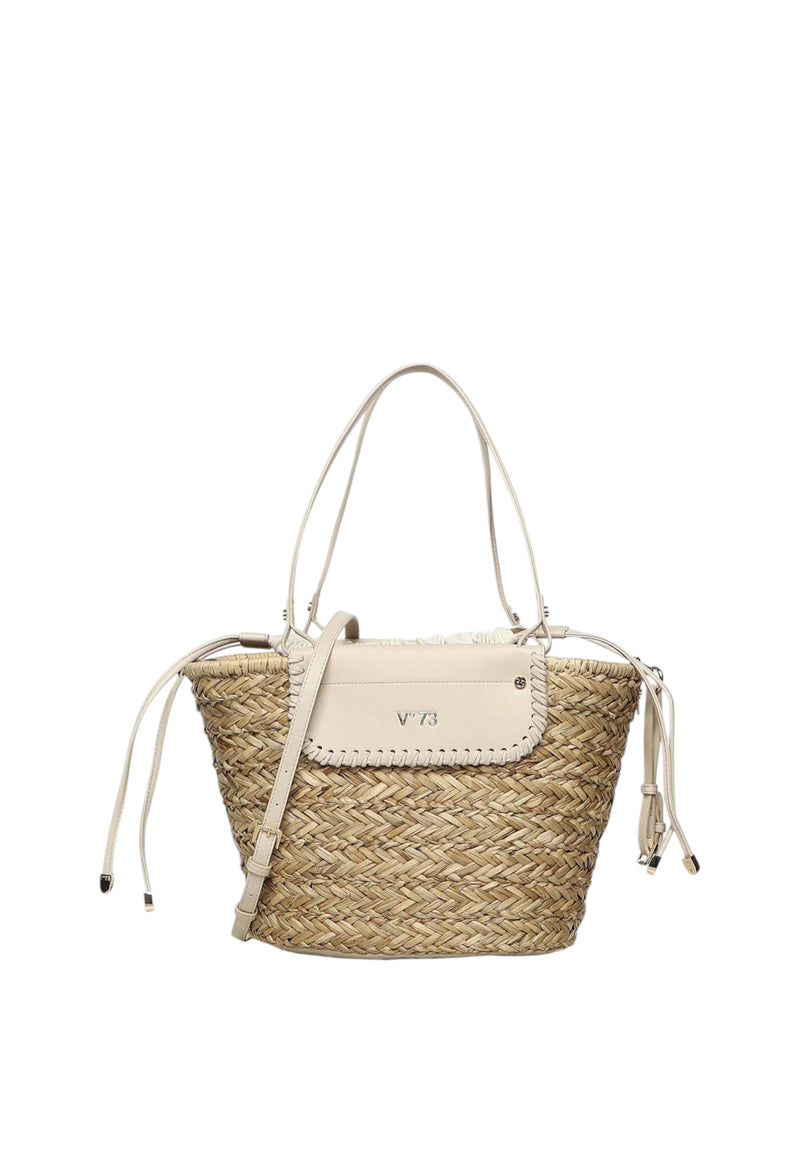 Borsa Donna V73 Off White/naturale