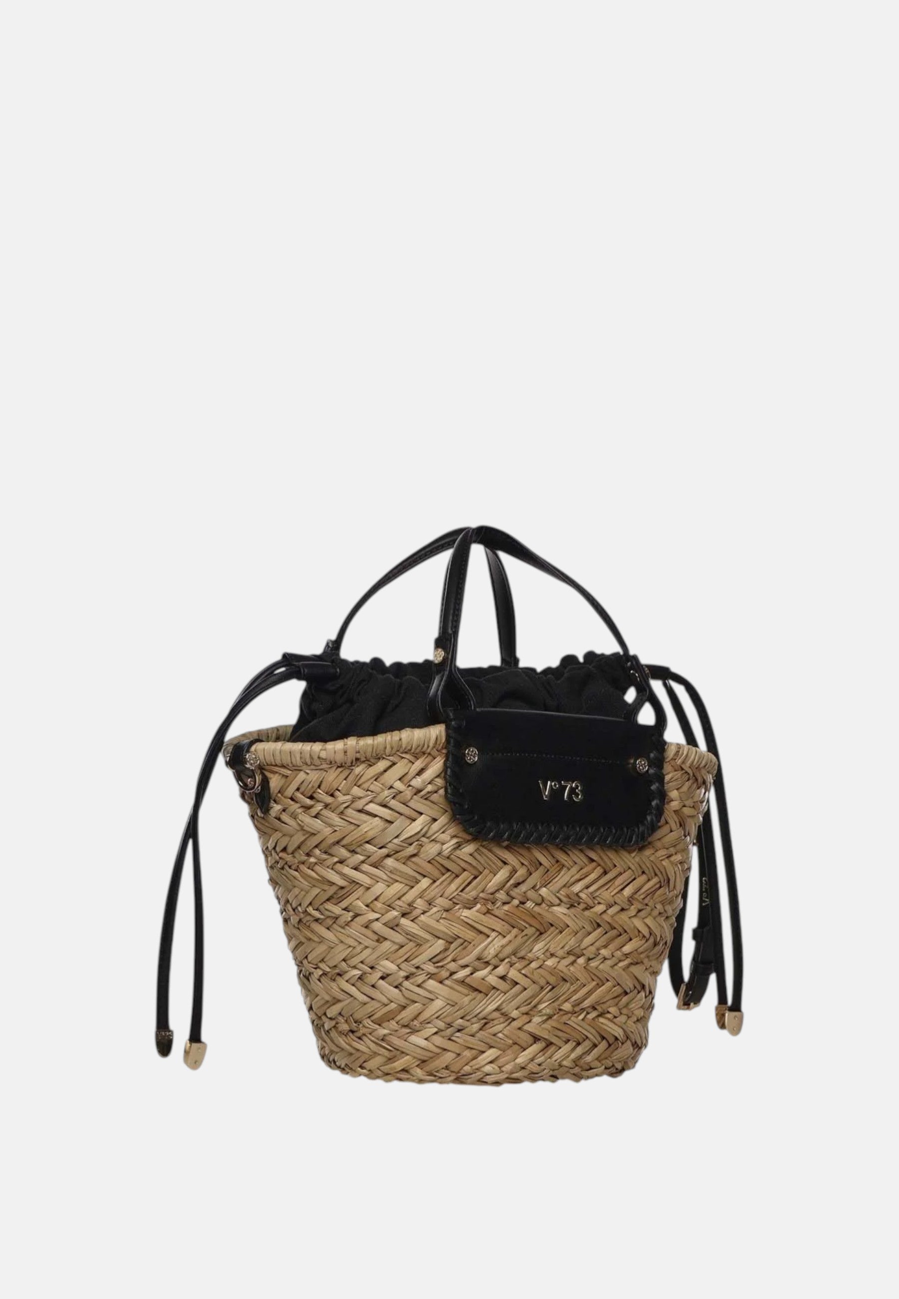Borsa Donna V73 Nero/naturale