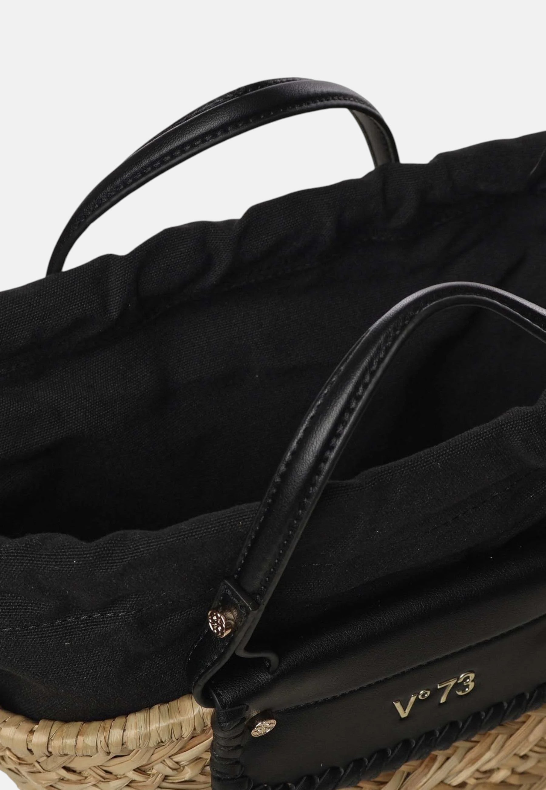 Borsa Donna V73 Nero/naturale