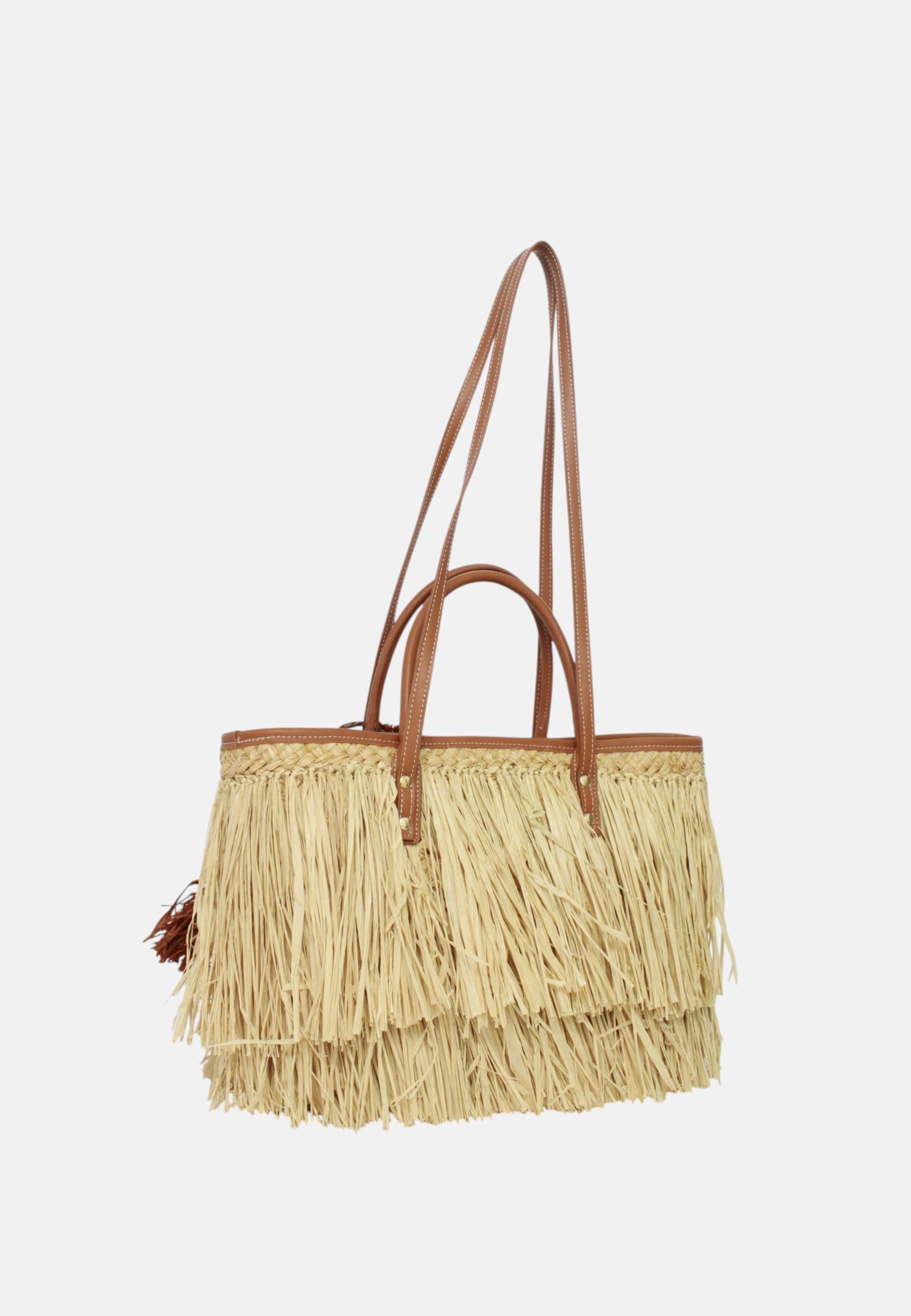 Borsa Donna V73 Naturale/cuoio