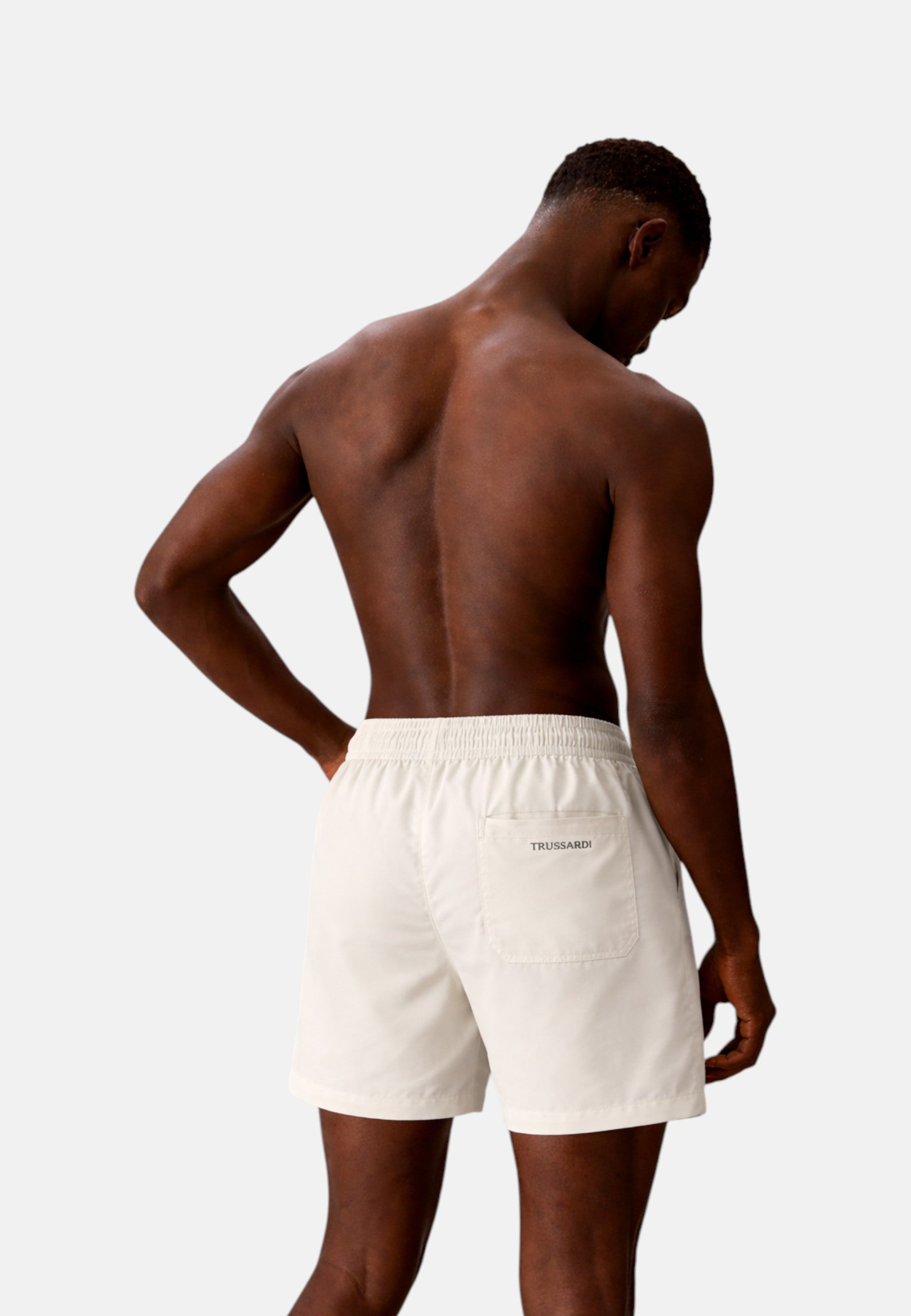 Boxer Mare Uomo Trussardi Ivory