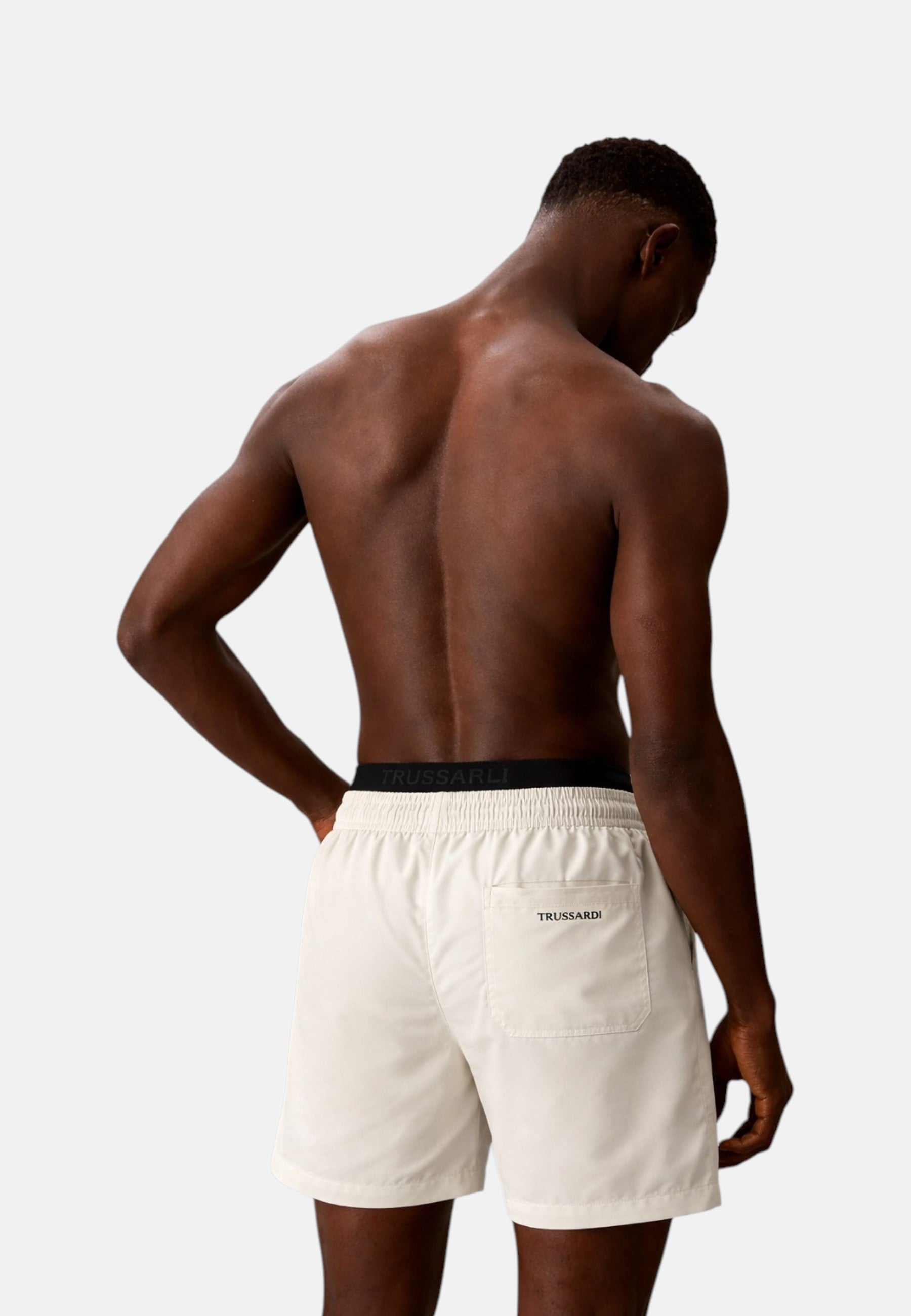 Boxer Mare Uomo Trussardi Ivory