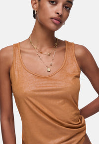 Canotta/Top in jersey iridescente Donna Liu Jo Meerkat