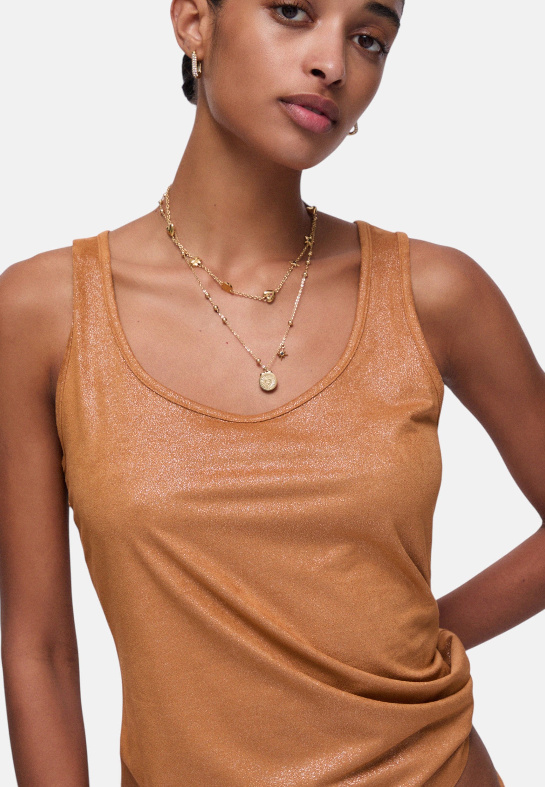 Canotta/Top in jersey iridescente Donna Liu Jo Meerkat