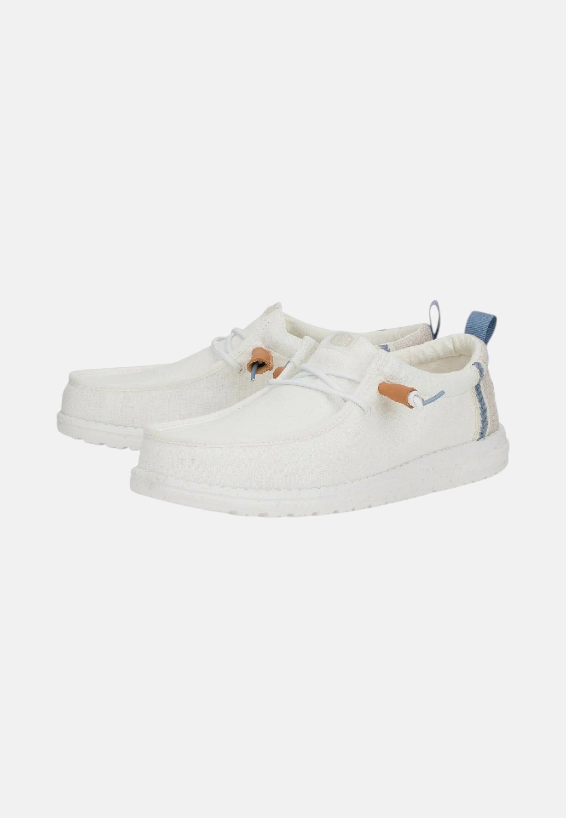 MOcassino Uomo Hey Dude White/stone Grey
