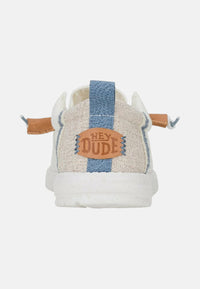 MOcassino Uomo Hey Dude White/stone Grey