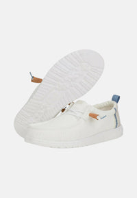 MOcassino Uomo Hey Dude White/stone Grey