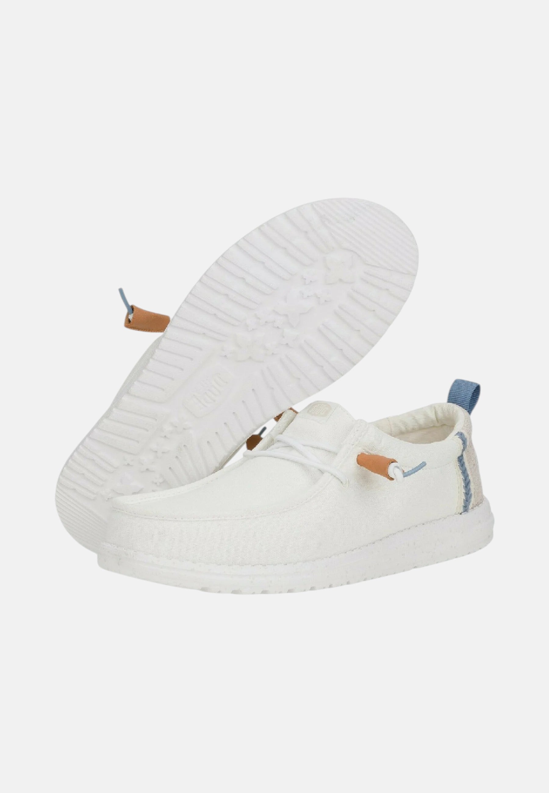 MOcassino Uomo Hey Dude White/stone Grey