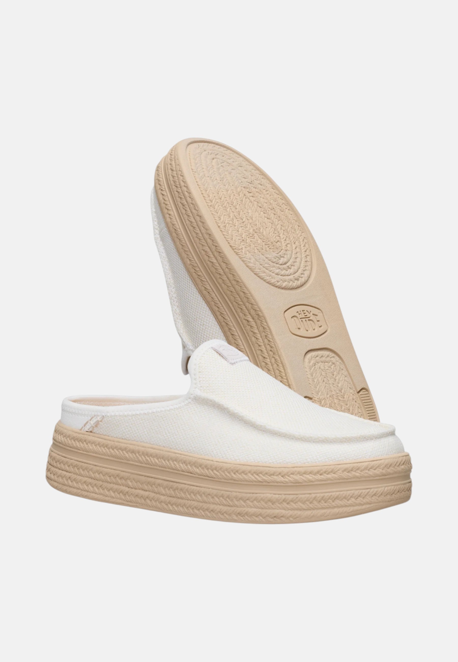 Sandalo Espadrillas Donna Hey Dude Egret